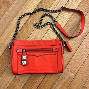 Rebecca Minkoff hot orange small crossbody - excellent condition